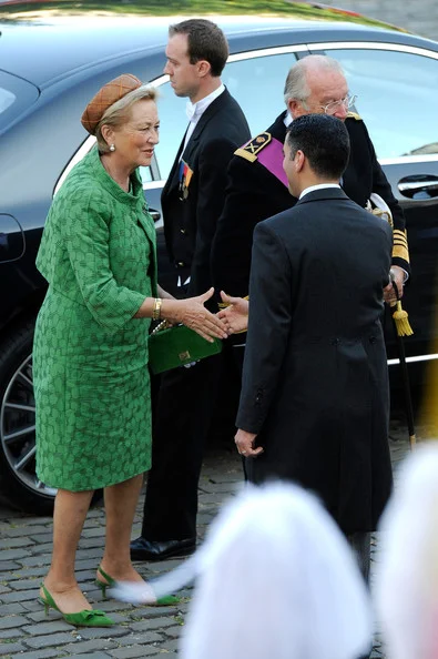 Princess Elisabeth, Duchess of Brabant and heiress to the throne; Prince Gabriel, Prince Emmanuel and Princess Eleanore