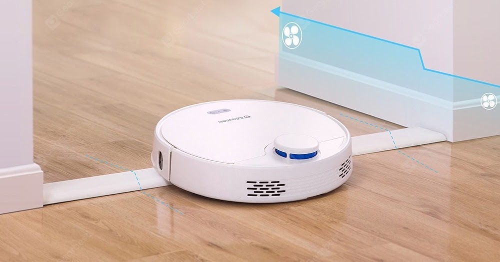 Aspirador robot Alfawise V10 Max a €202 Aberto até de Madrugada