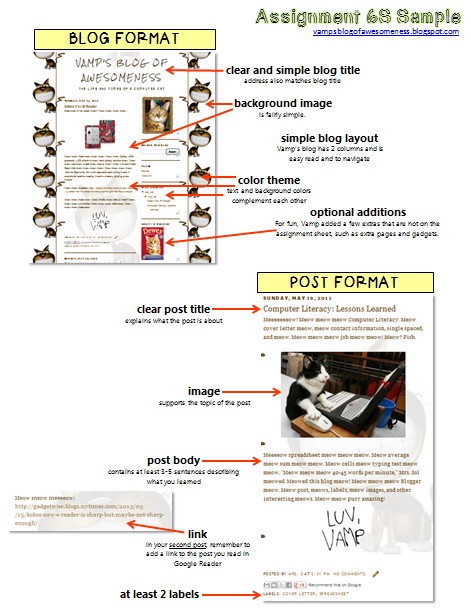 Vamp's Blog of Awesomeness: Blogging Assignment