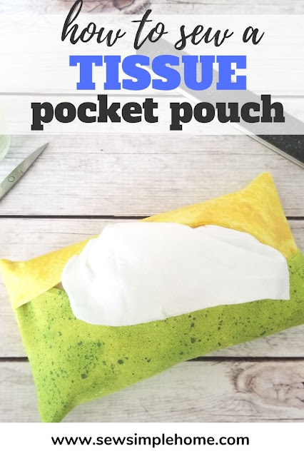 Keep your tissues handy with this pocket tissue holder sewing tutorial.