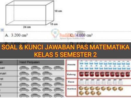 Soal Uas Pas Matematika Kelas 5 Sd Mi Semester 2 Dan Kunci Jawaban Kurikulum 2013 Pendidikanterkini