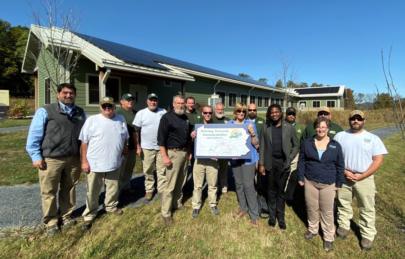 PA Environment Digest Blog DCNR Dedicates Solar Energy Installation At Buchanan State Forest HQ