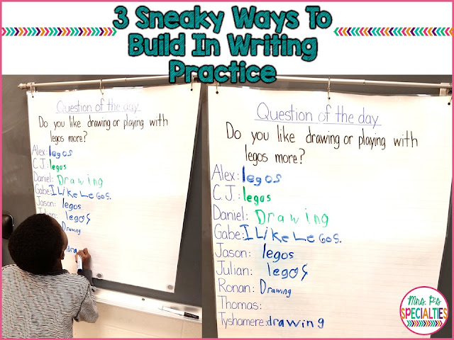 Here are 3 different ideas for fitting extra writing opportunities into your special education program. Many students with disabilities find writing to be very challenging and difficult. Our students don't want extra practice, but they need it. Here are 3 ideas to get you started. Here are 3 different ideas for fitting extra writing opportunities into your special education program. Many students with disabilities find writing to be very challenging and difficult. Our students don't want extra practice, but they need it. Here are 3 ideas to get you started.