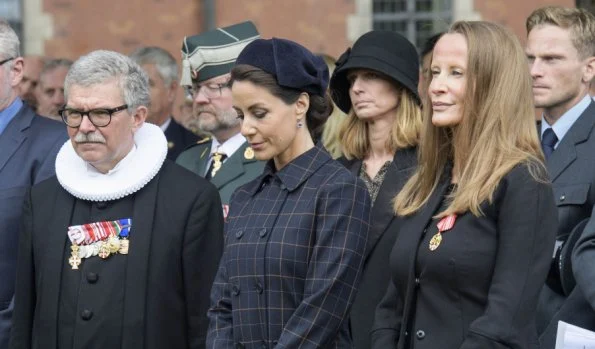 Princess Marie attends a memorial service for deceased fire and rescue services at Holmen's Church