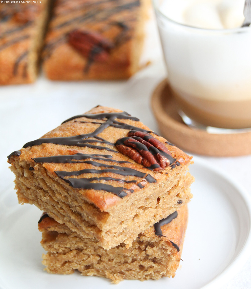 Bananen Tahini Blondies