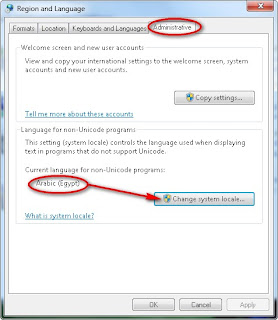 Mengatur Language non-Unicode di Windows 7 - Sharing Ilmu Yuk...!!!