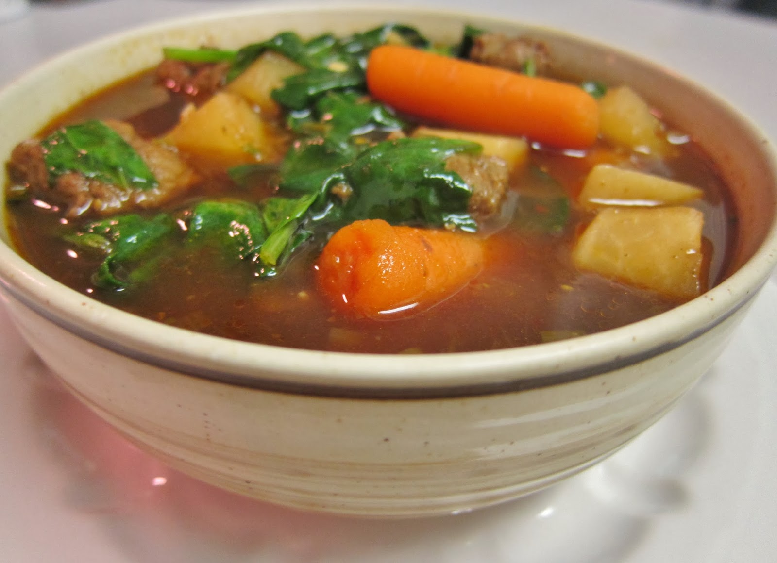 The Vegan Chronicle: Chinese Hot Pot of Beef and Vegetables