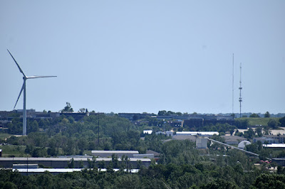 View south from Mount Trashmore