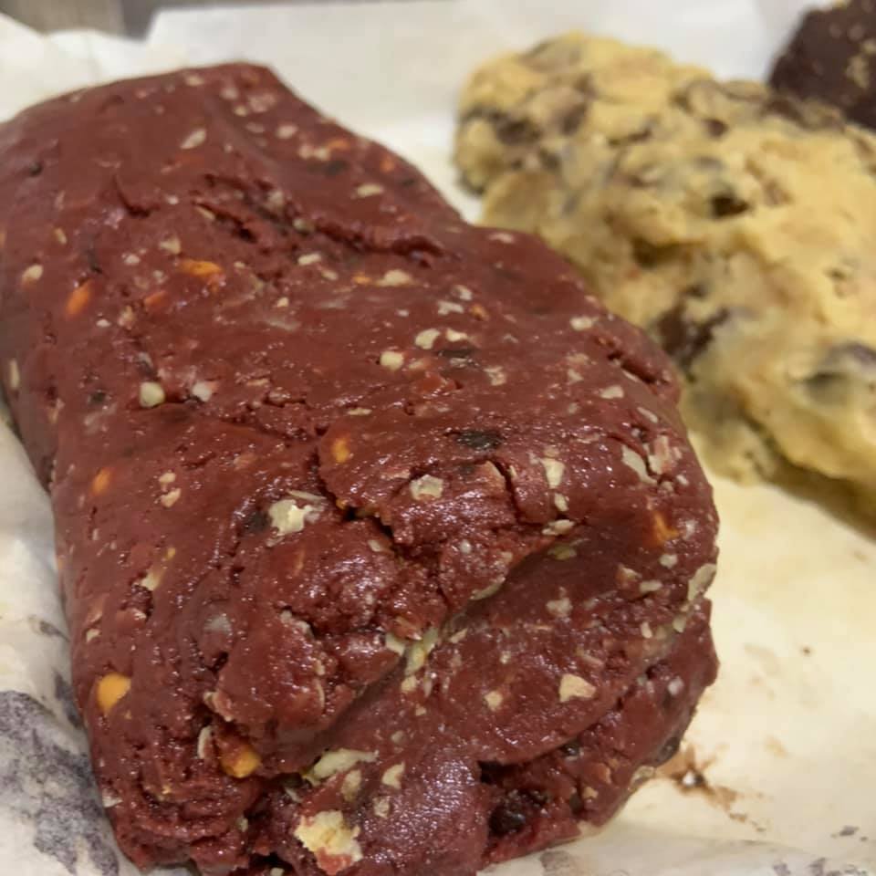 RESEPI COOKIES ALA FAMOUS AMOS  Biskut Coklat Chip, Red Velvet, Dark