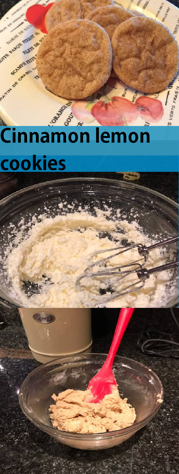 Cinnamon lemon cookies DELECTABLE COOKINGS