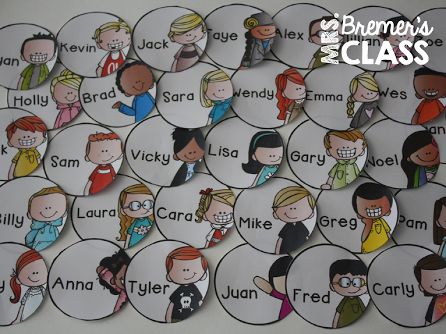 Back to school name tags and labels with 32 different editable options for your classroom. Perfect for labeling desks, cubbies, book baskets, binders, coat hooks, boxes, and anything else you'd like! Sixteen boy and sixteen girl options are included in each pack! #classroomsetup #backtoschool #nametags #classroom #labels #classroomorganization #teaching #classroomideas