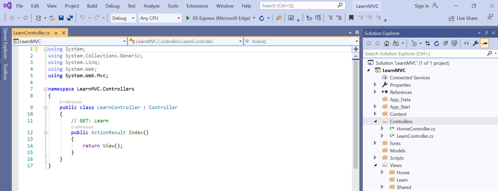 Action method in MVC