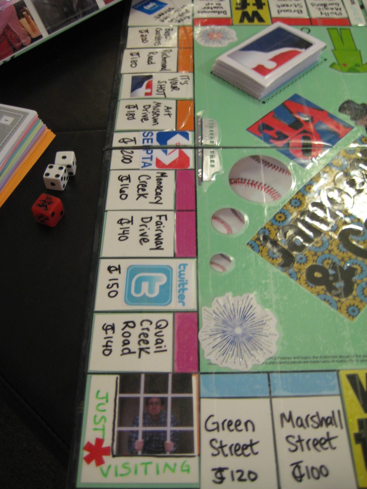 creativity productivity: DIY Monopoly Board