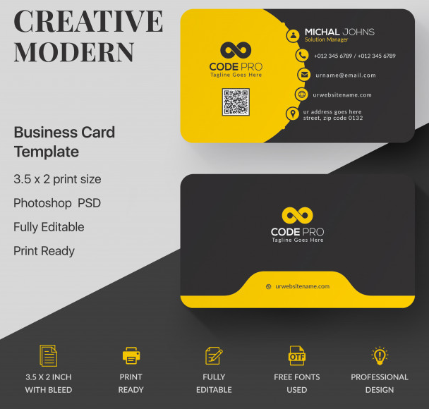 Download Download Template Kartu Nama Terbaru Format Word Psd Cdr Ai Kanalmu Yellowimages Mockups