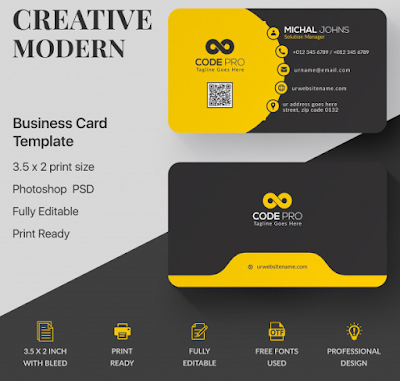 Download Template Kartu Nama Download Template Kartu Nama