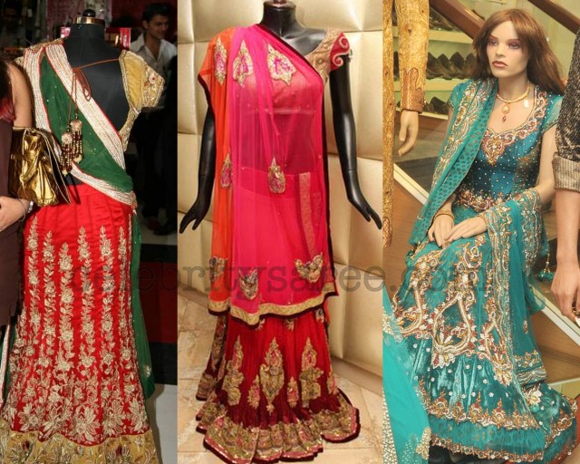Designer Boutique Bridal Lehenga - Saree Blouse Patterns