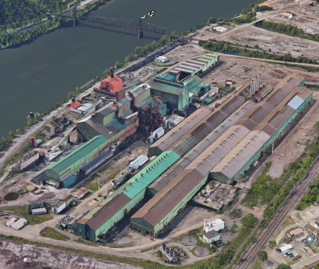 Towns and Nature Mingo Junction, OH 1872 JSW South/Wheeling