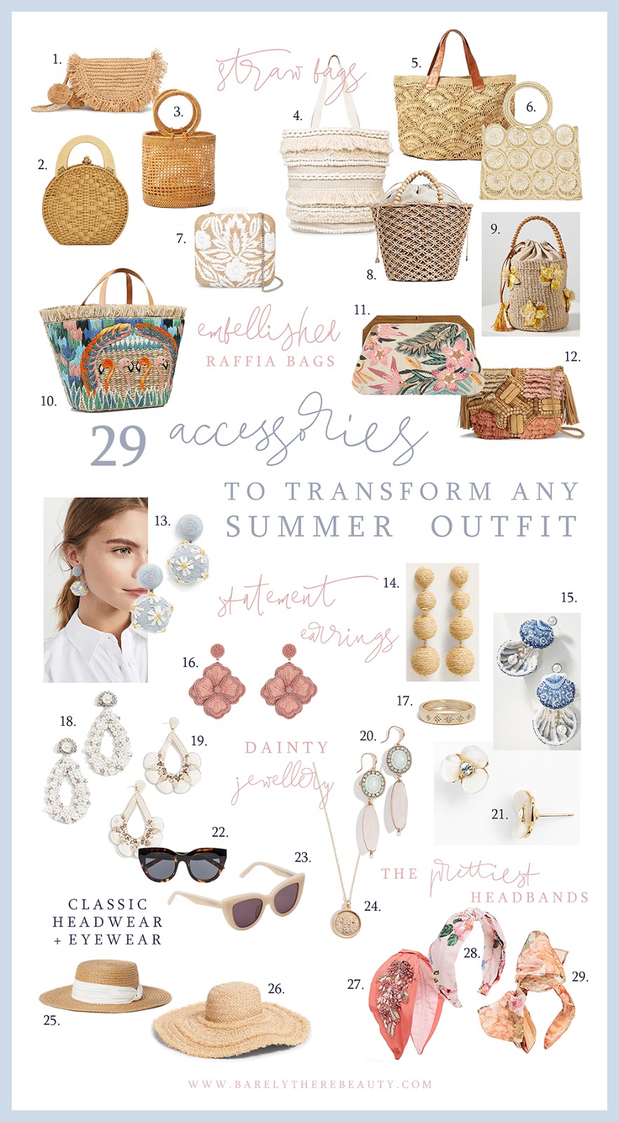 29 Accessories To Transform Any Summer Outfit. | Barely There Beauty - A  Lifestyle Blog from the Home Counties