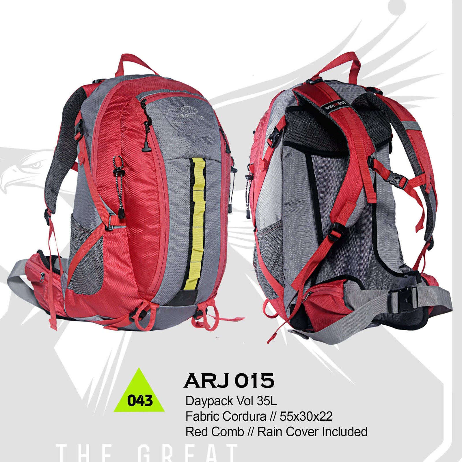 Tas Gunung Adventure Trekking Carrier Daypack Arj 015 tas gunung adventure trekking carrier daypack arj 015