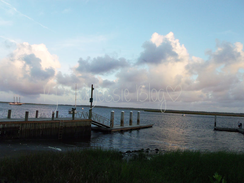 Waterfront in downtown St. Marys
