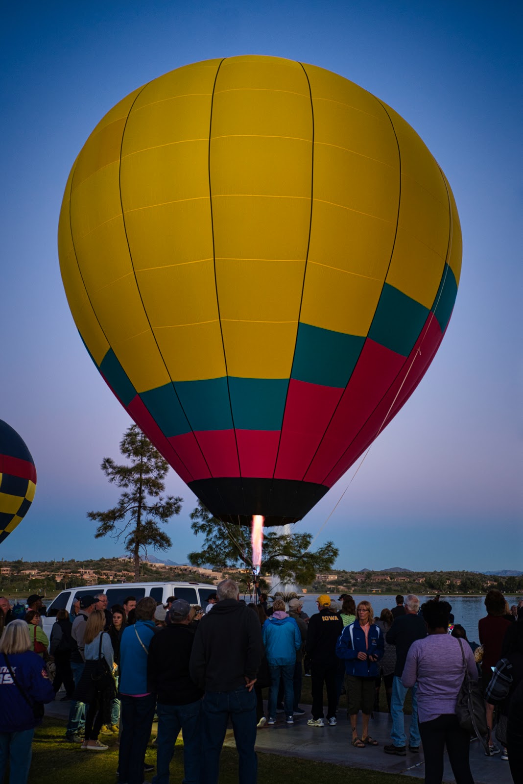 Wiebe's Wanderings Fountain Hills Balloon Glow