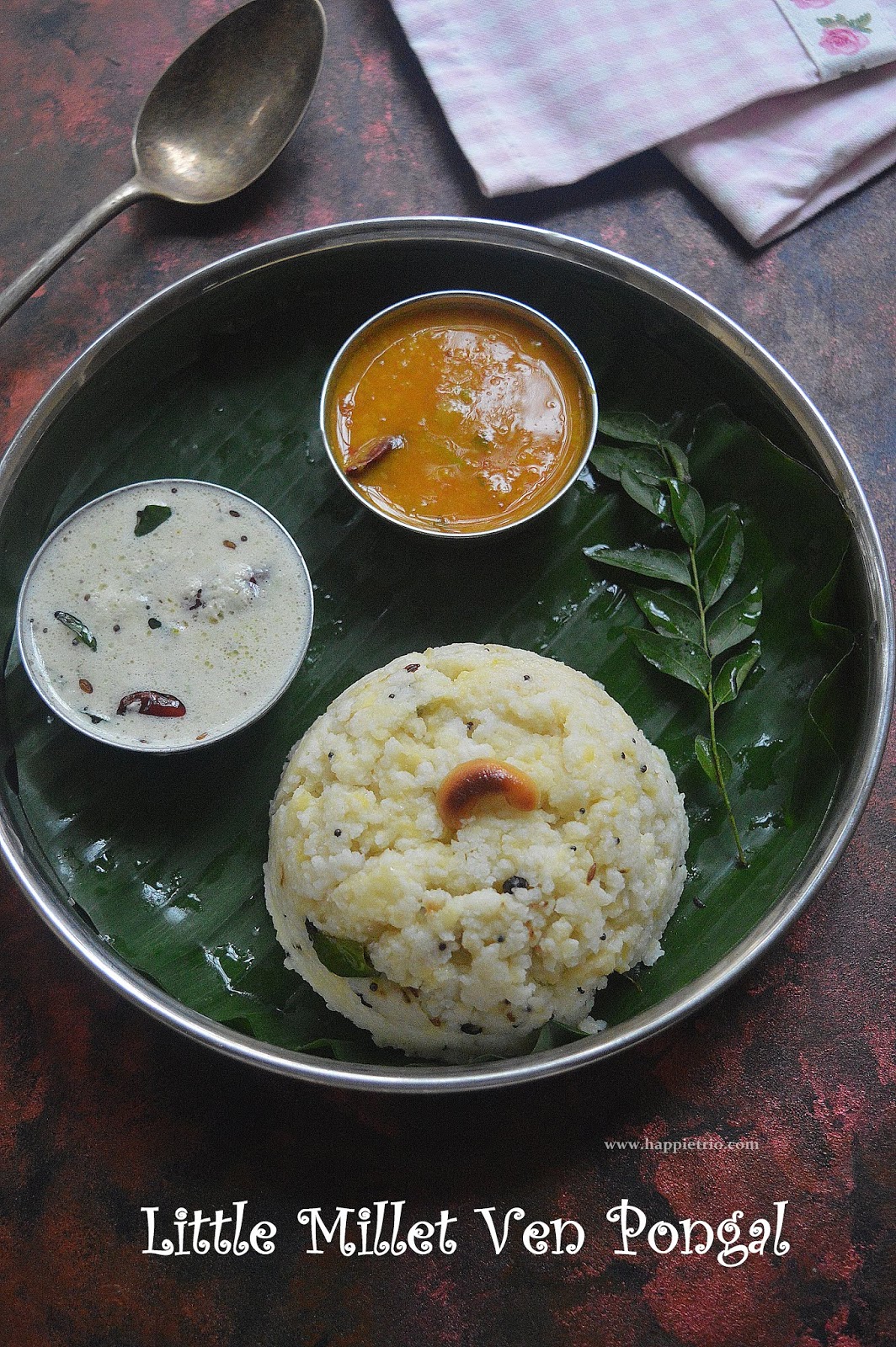 Little Millet Pongal Recipe Samai Pongal Cook with Sharmila