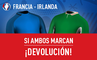 sportium ambos marcan devolucion Euro 2016 Francia vs Irlanda 26 junio sportium ambos marcan devolucion Euro 2016 Francia vs Irlanda 26 junio