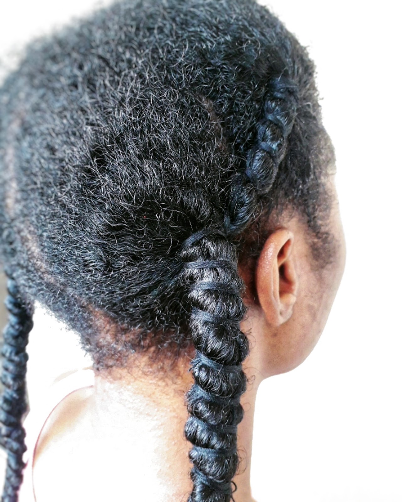 AFRICAN THREADING ON FINE TYPE 4 NATURAL HAIR - nappilynigeriangirl