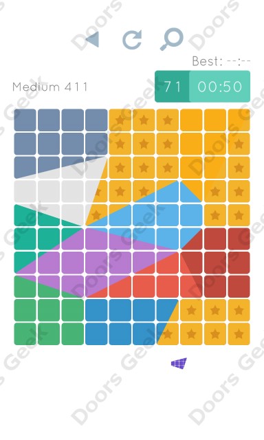 Blocks & Shapes [Medium] Level 411 Solution ~ Doors Geek