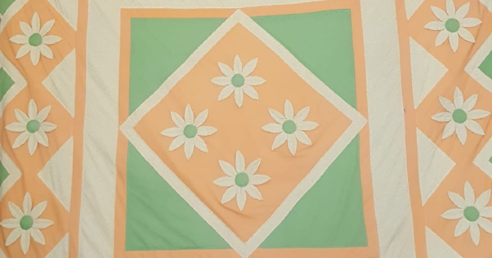 flower garden quilt | All about patchwork and quilting