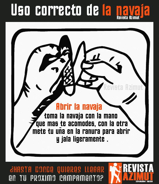 Uso Correcto de la Navaja Revista Azimut