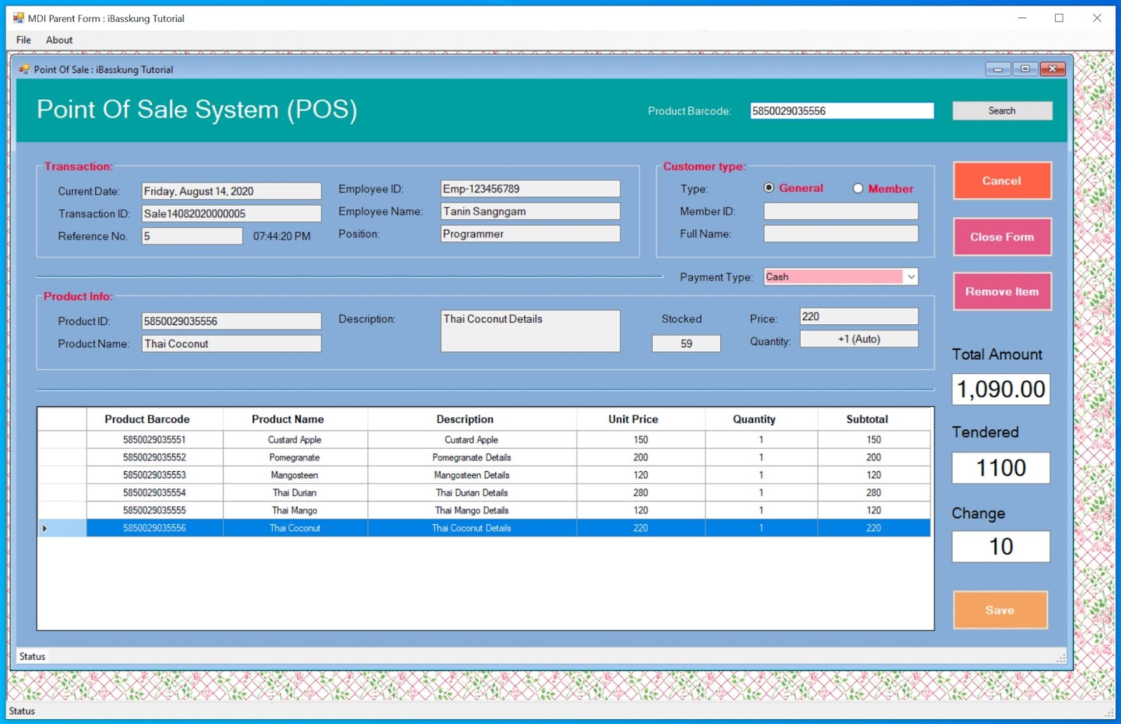 Master Visual Basic and Access Database By Building the Point Of Sale System (POS)
