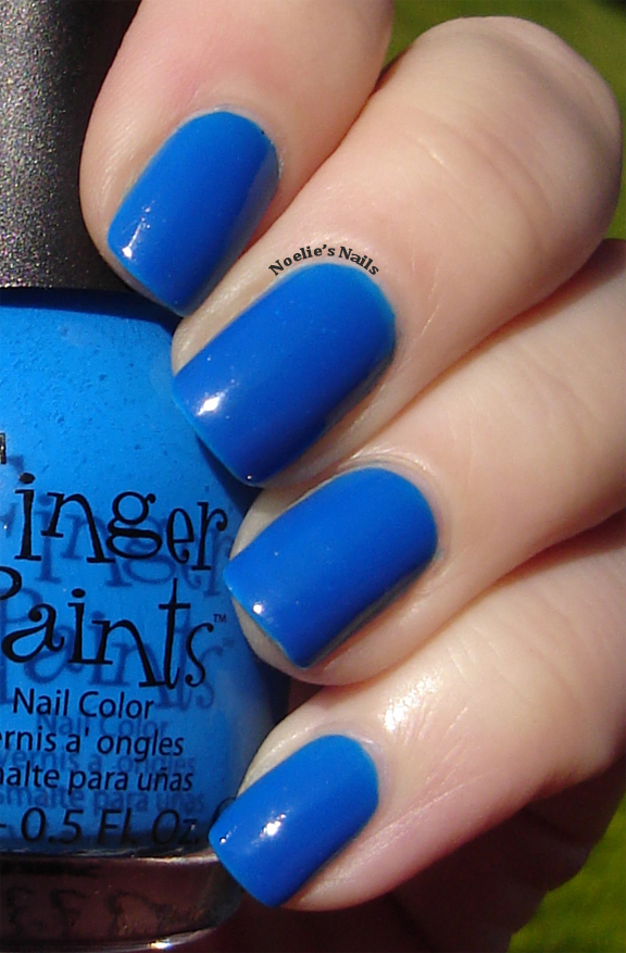 Noelie's Nails FingerPaints Inkblot Blue