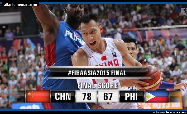 Gilas Pilipinas falls short to China, settles for 2015 FIBA Asia silver (VIDEO)