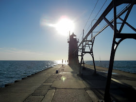 South Pierhead Lighthouse in South Haven, Michigan South Pierhead Lighthouse in South Haven, Michigan