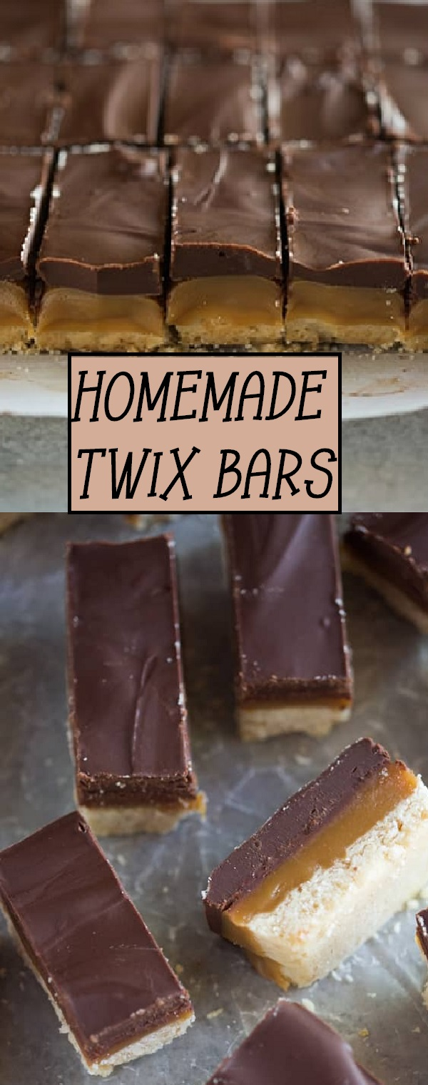 HOMEMADE TWIX BARS Sweets And Lovely