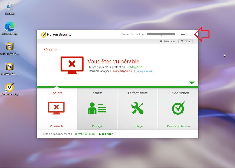 Norton antivirus gratuit 90 jours