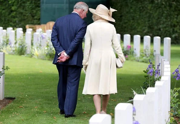 commemorations for the 75th anniversary of the D-Day landings in Bayeux. British Prime Minister Theresa May and Philip May