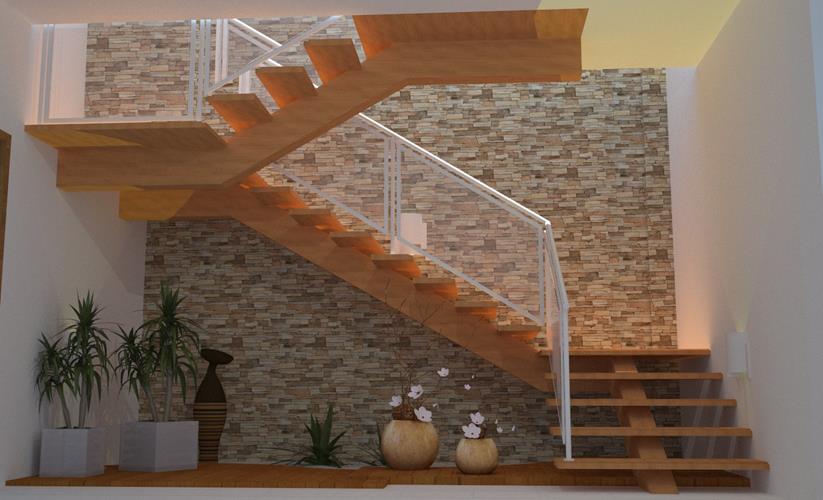 Quais são os tipos de escada e seus materiais mais comuns? - 06/08/2010 -  UOL Casa e Imóveis - Tire suas Dúvidas - Arquitetura