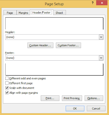 Cara Memberikan Tanggal Pada Header/Footer Pada Ms.Excel