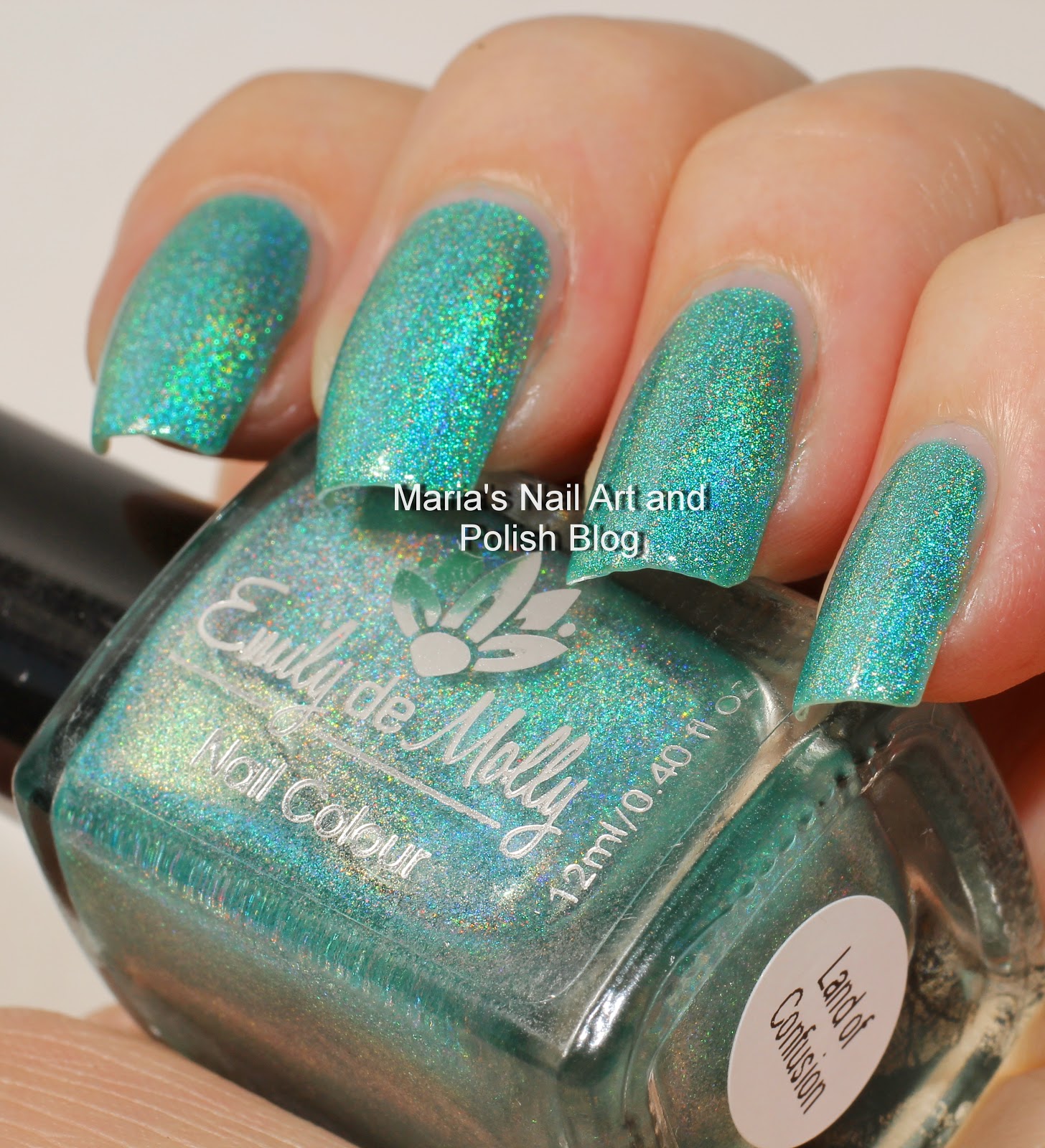 Marias Nail Art and Polish Blog Emily de Molly Land of Confusion swatches
