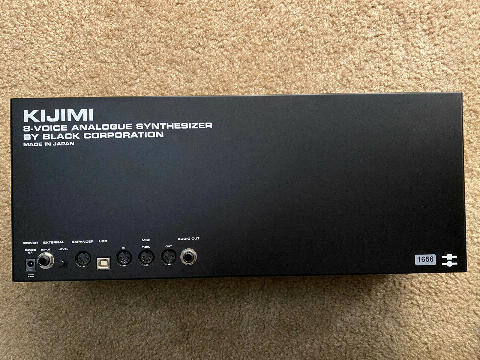 MATRIXSYNTH Black Corporation Kijimi Polyphonic Analog Synthesizer SN 1656