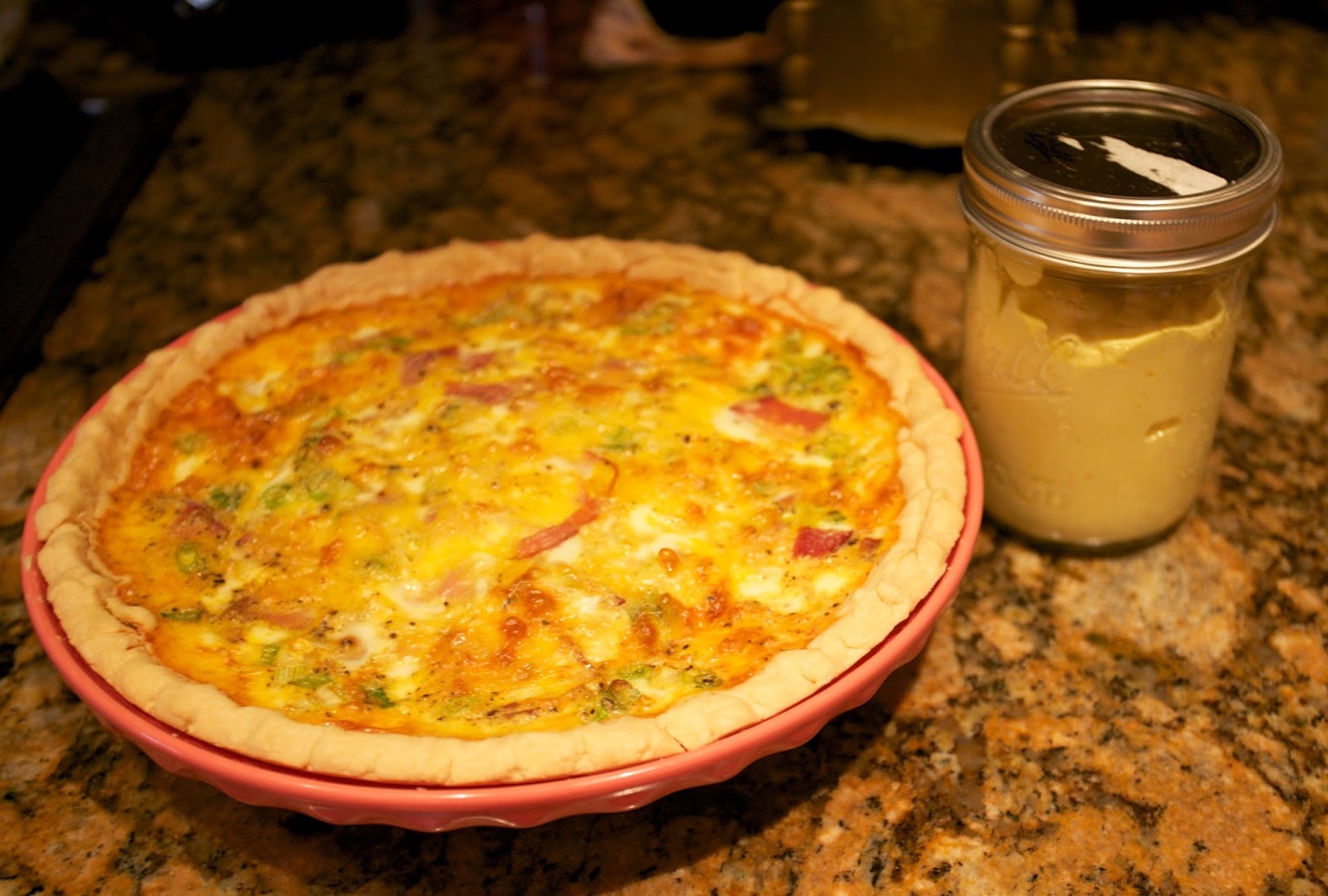Eggs Benedict Quiche with Hollandaise