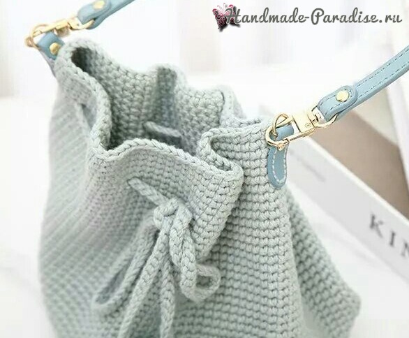 Сумка-ведро крючком. Схемы вязания (1)
