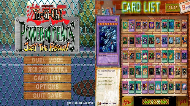 تحميل لعبة يوغي عربي Yu Gi Oh! Power of Chaos Joey The Passion بدون تسطيب