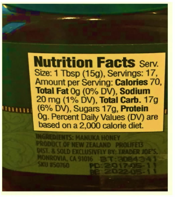 Rebecca 43(B)log reasonable consumers of manuka honey know