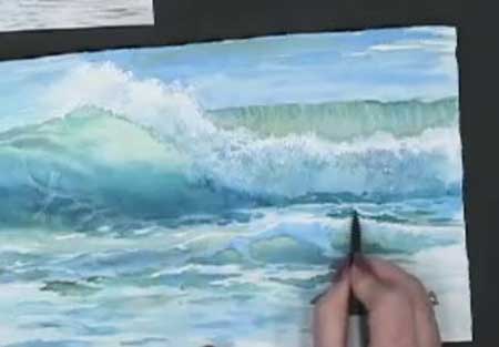 Techniques for Painting Ocean Waves in Watercolor