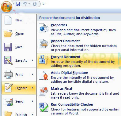 Membuat Password di Dokumen Microsoft Word