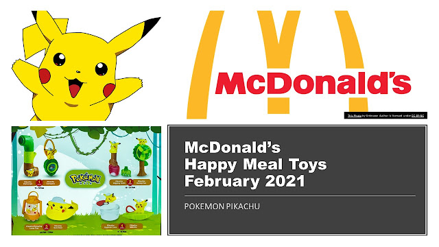 McDonald's Happy Meal Toys February 2021 : Pokemon Pikachu
