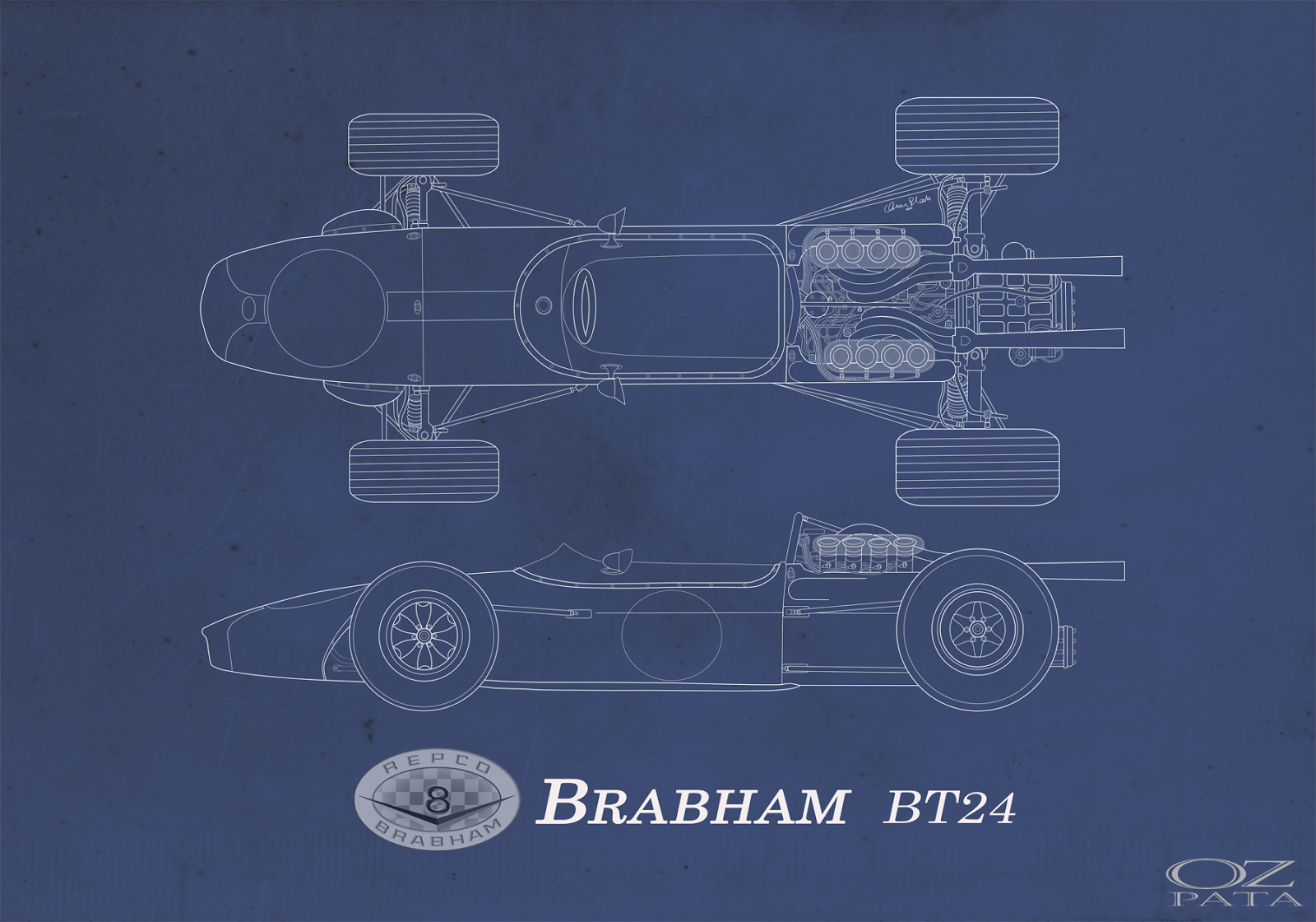 OscarPlada: Brabham BT24 v2